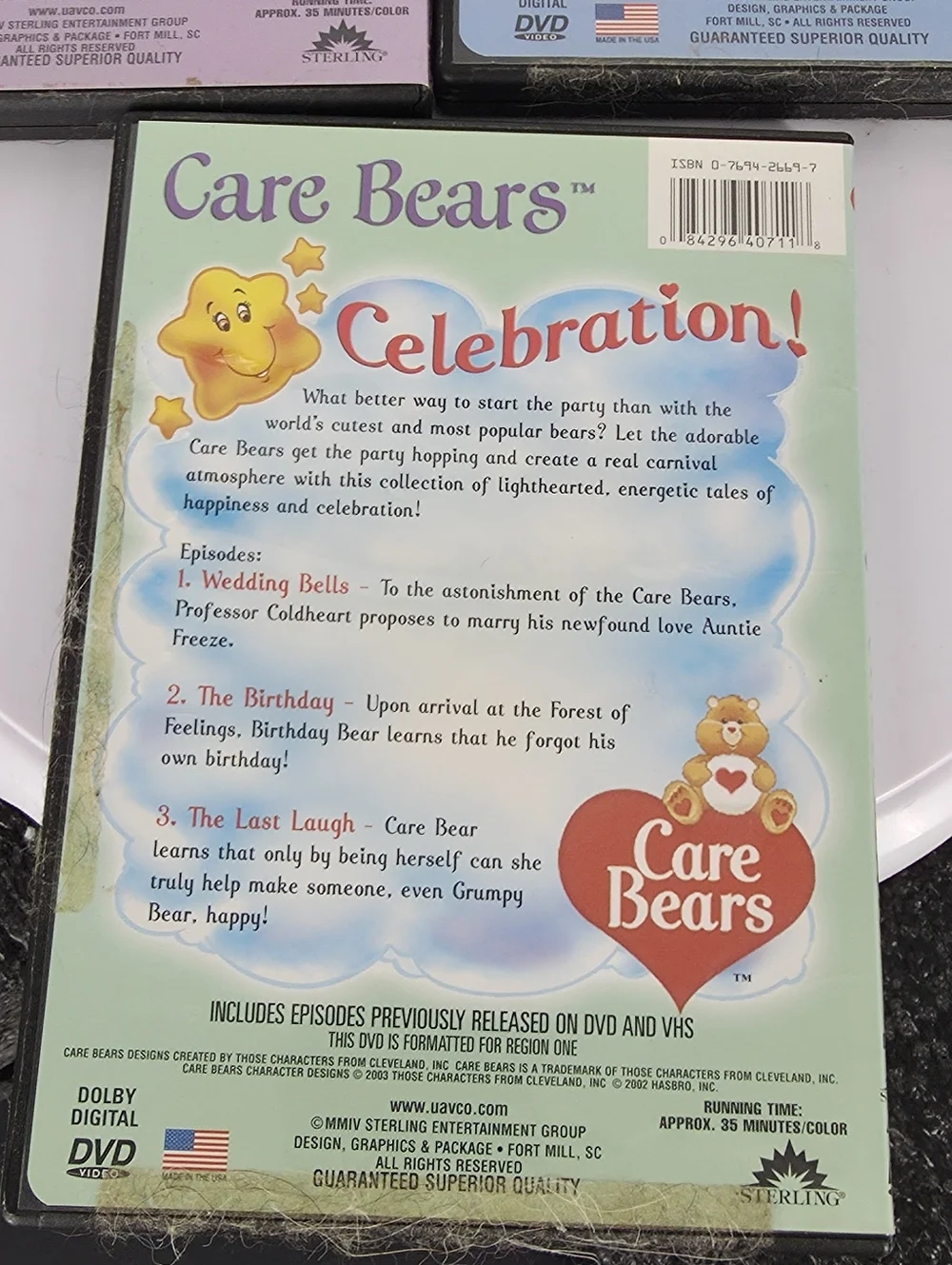 Care Bears DVD Bundle Dreamland Celebration Last Laugh Lot of 3